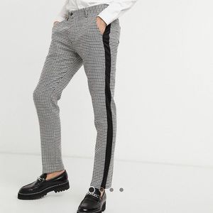 Houndstooth Super Skinny Pants